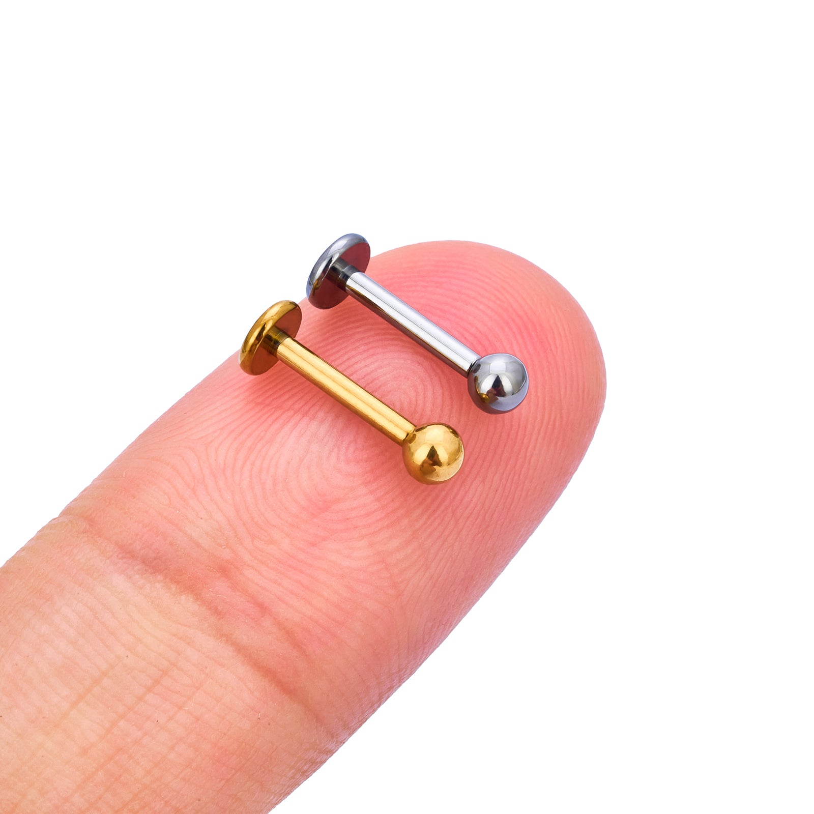 Labret sans fil à dessus boule en TITANE