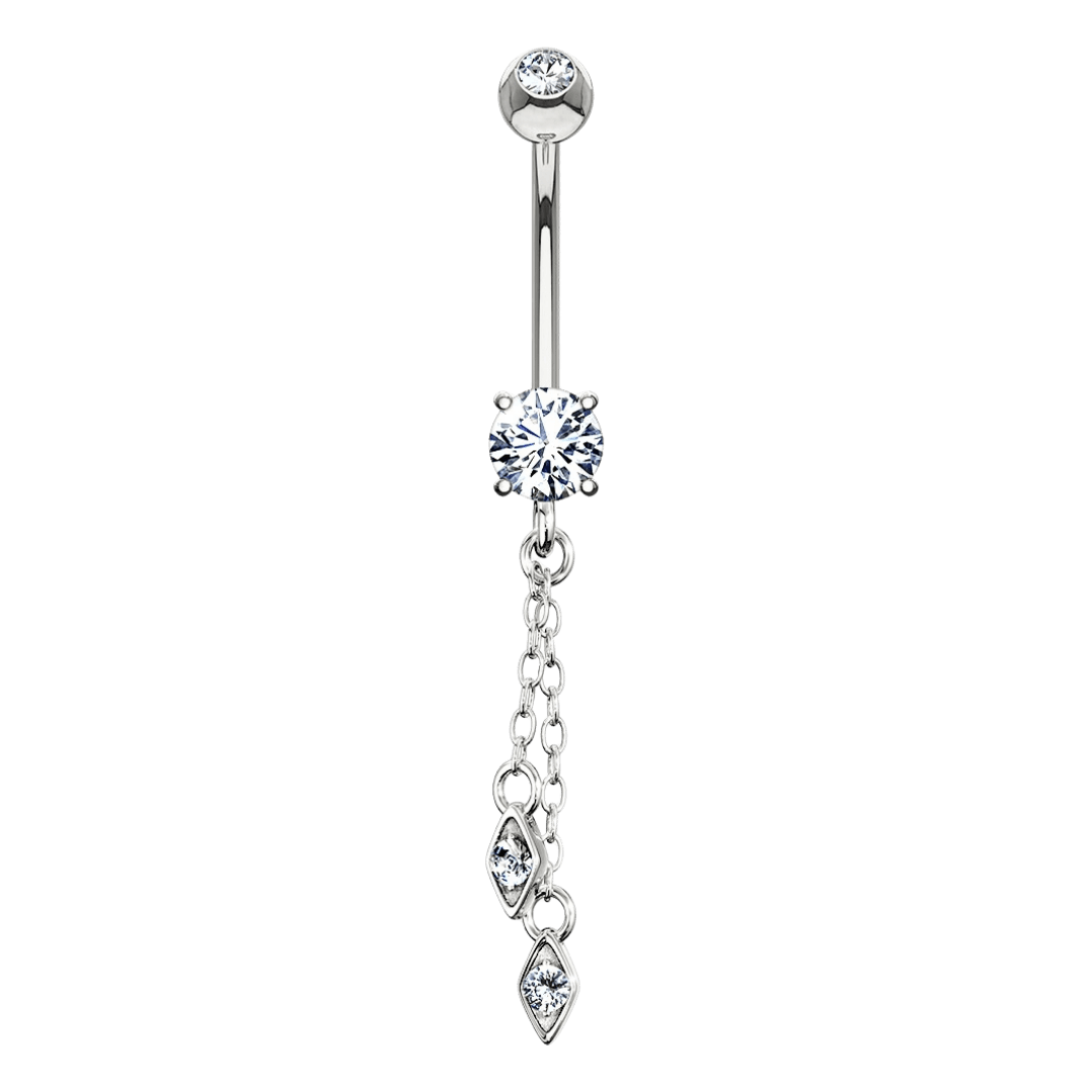 14K GOLD OPHELIA BELLY BARBELL