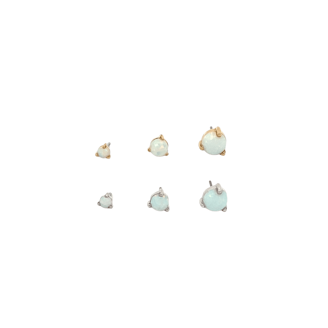 14K Gold Opal - October Threadless Top