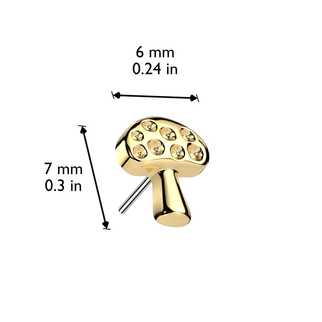 Titanium Mushie Threadless Top