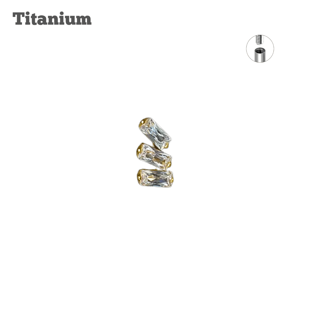 Titanium Zara Threaded Labret