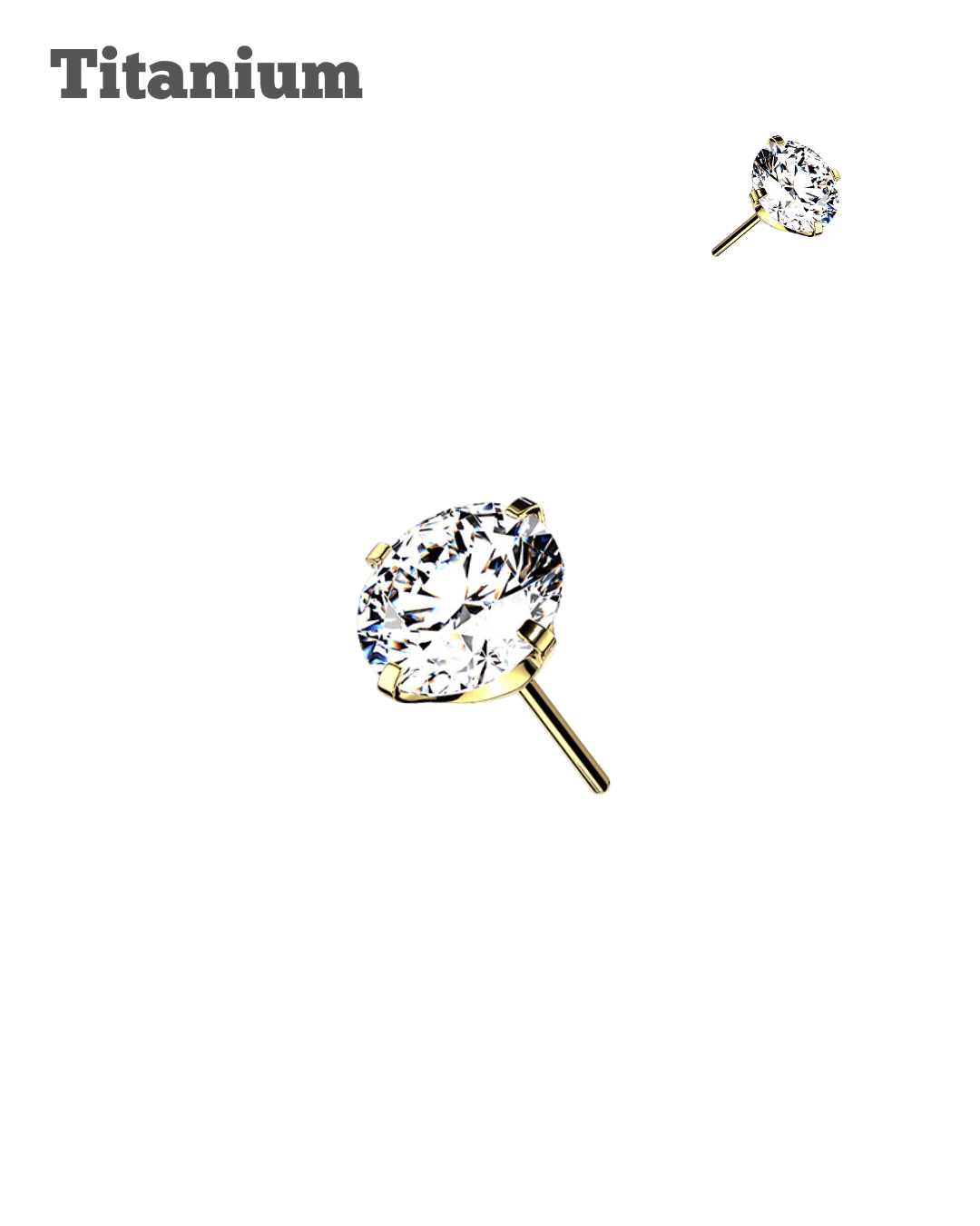 Dessus sans fil en titane à griffes