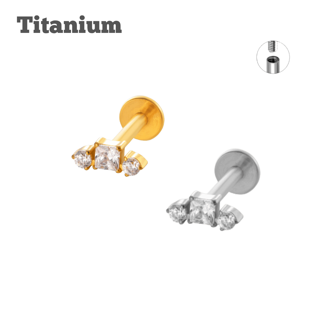 Titanium Criza Threaded Labret