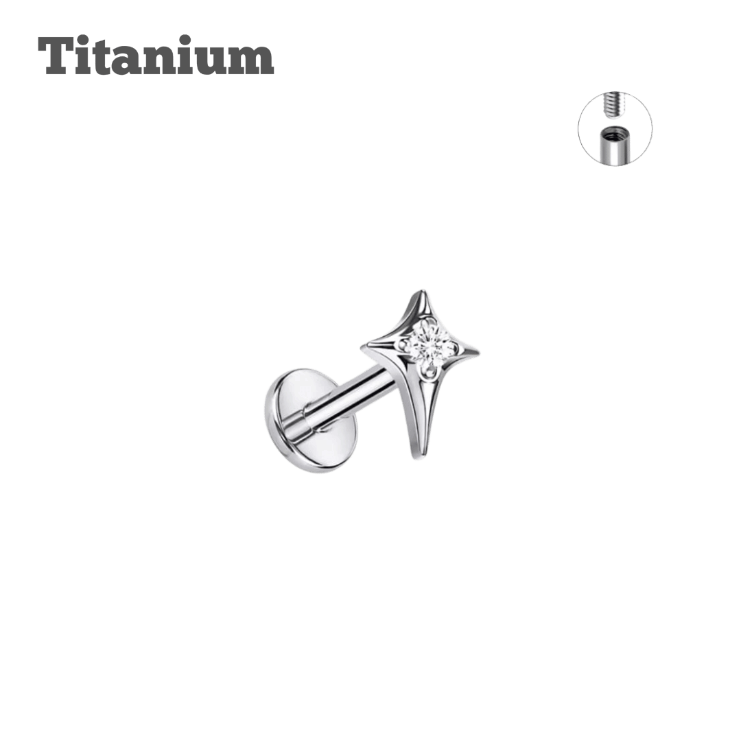 Titanium Tala Threaded Labret