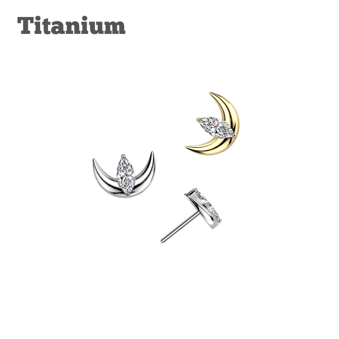 Ylona Titanium Threadless Top