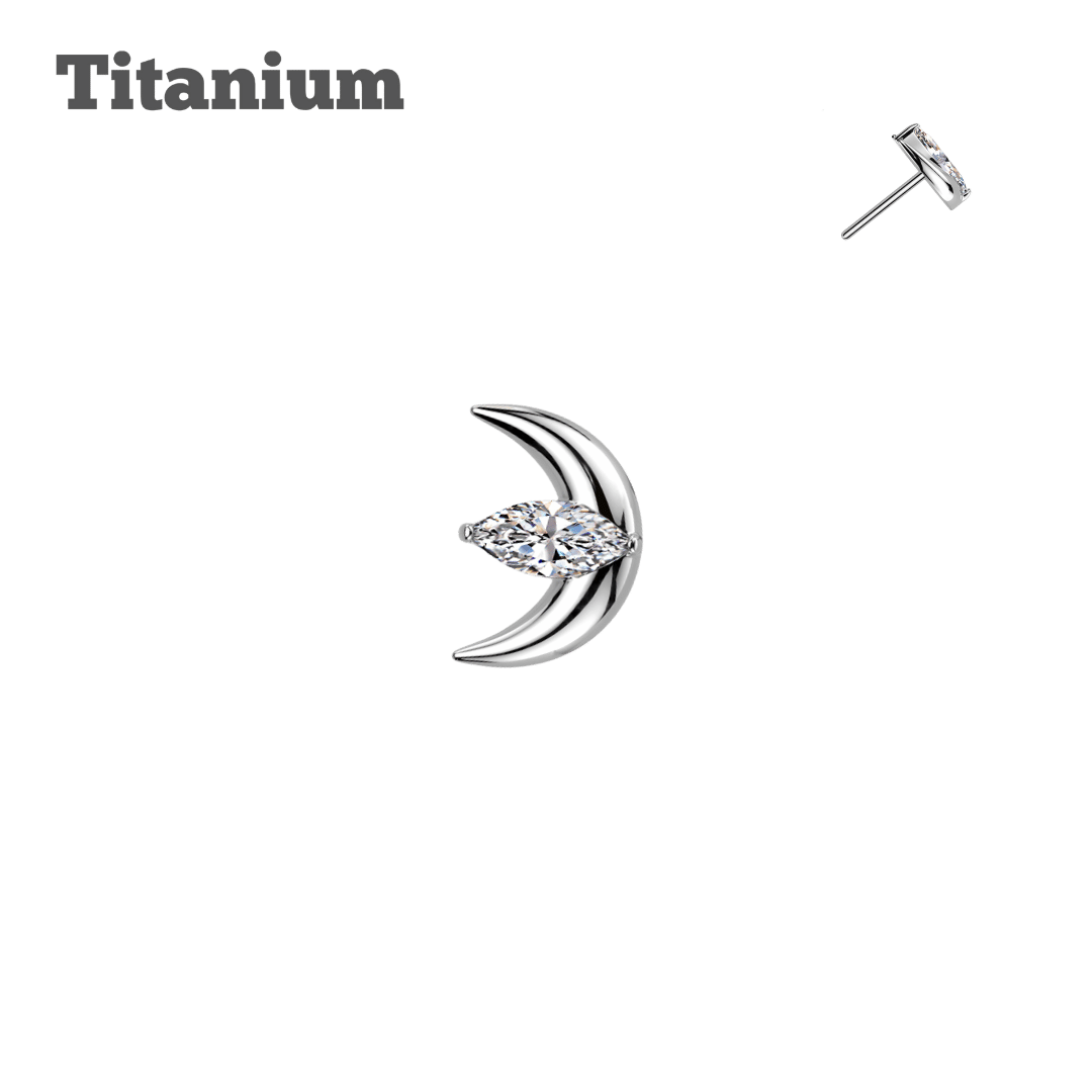 Ylona Titanium Threadless Top