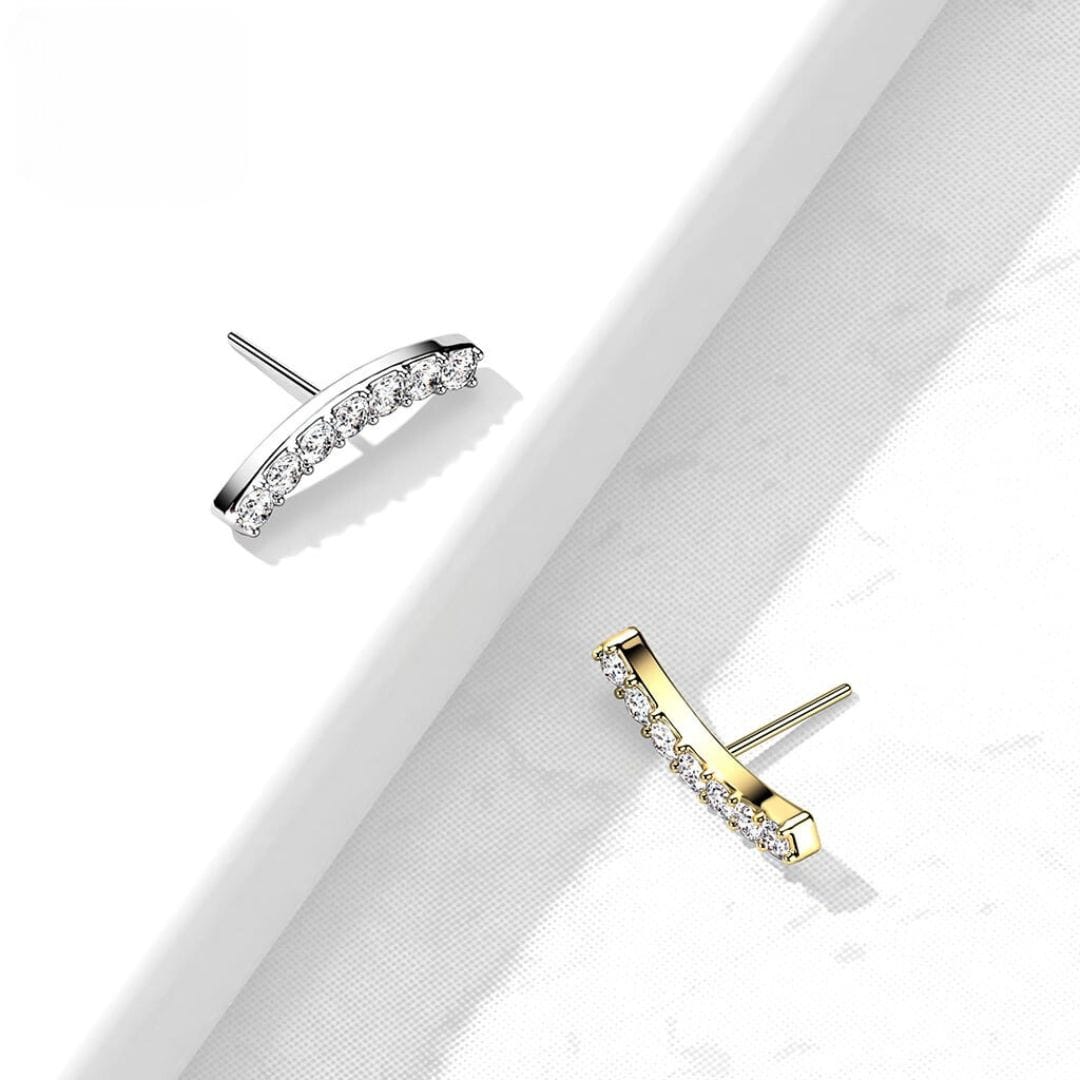 paved curved line threadless top image