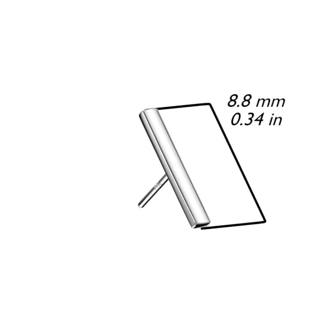 plain bar threadless top size