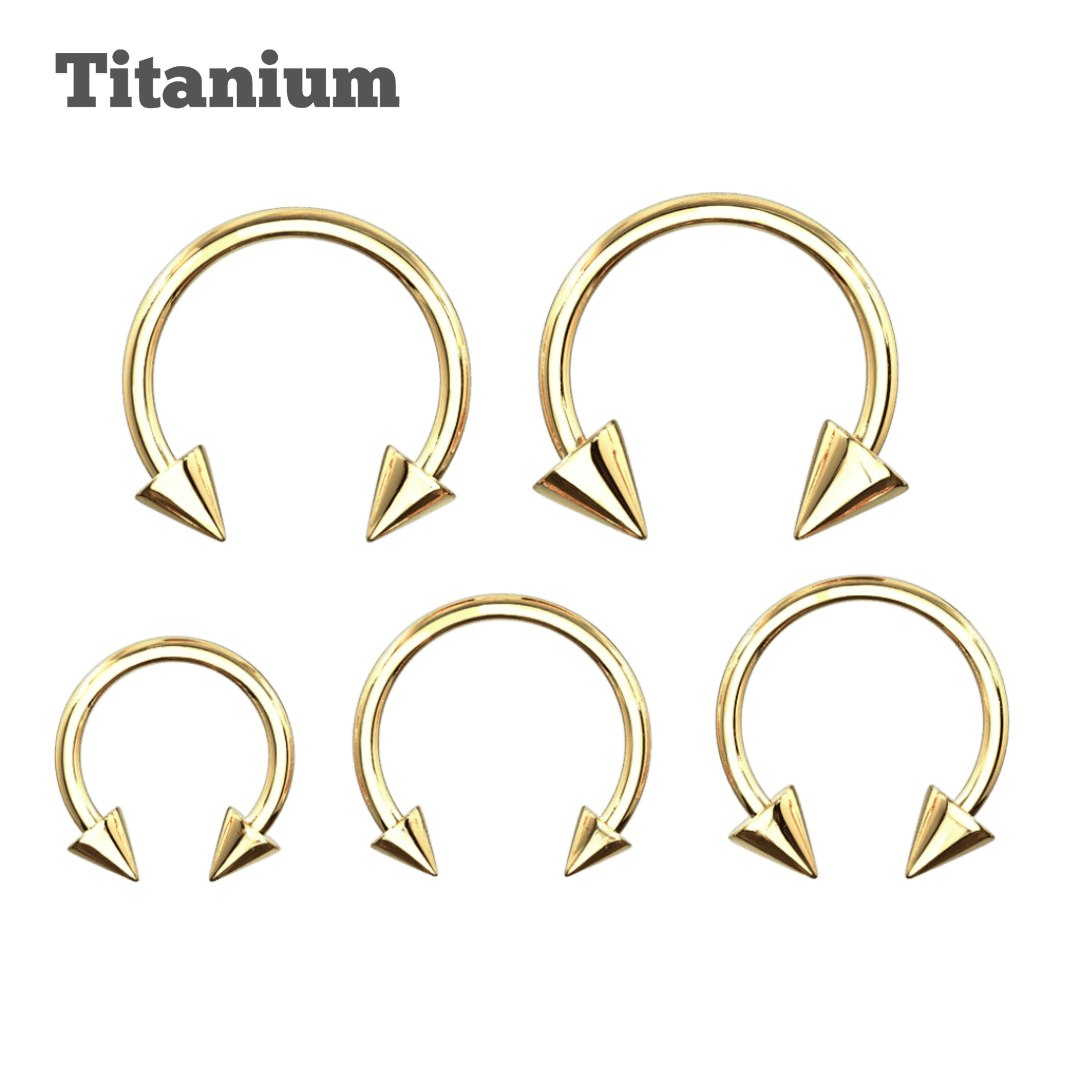 سبايك ينتهي حدوة حصان التيتانيوم