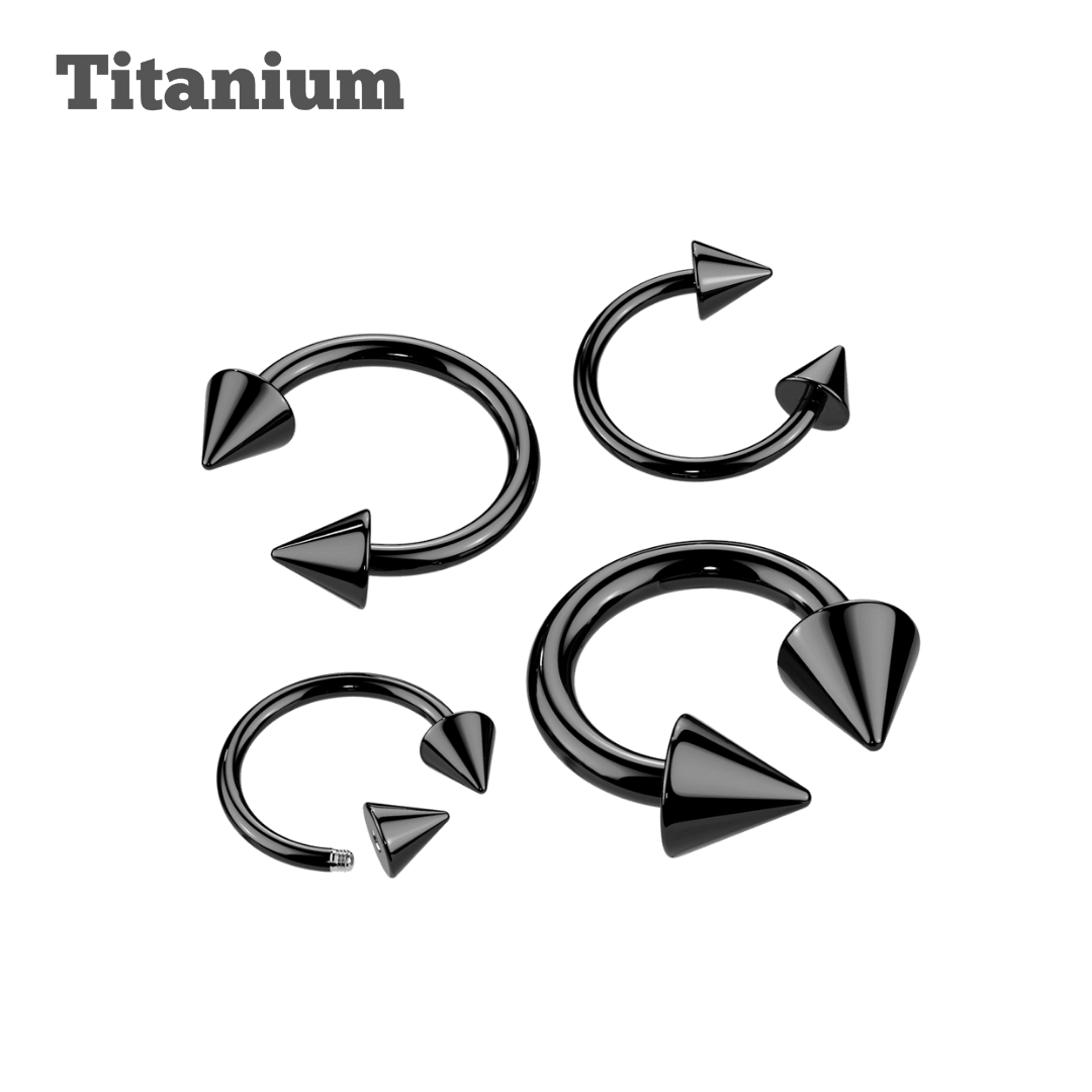 سبايك ينتهي حدوة حصان التيتانيوم