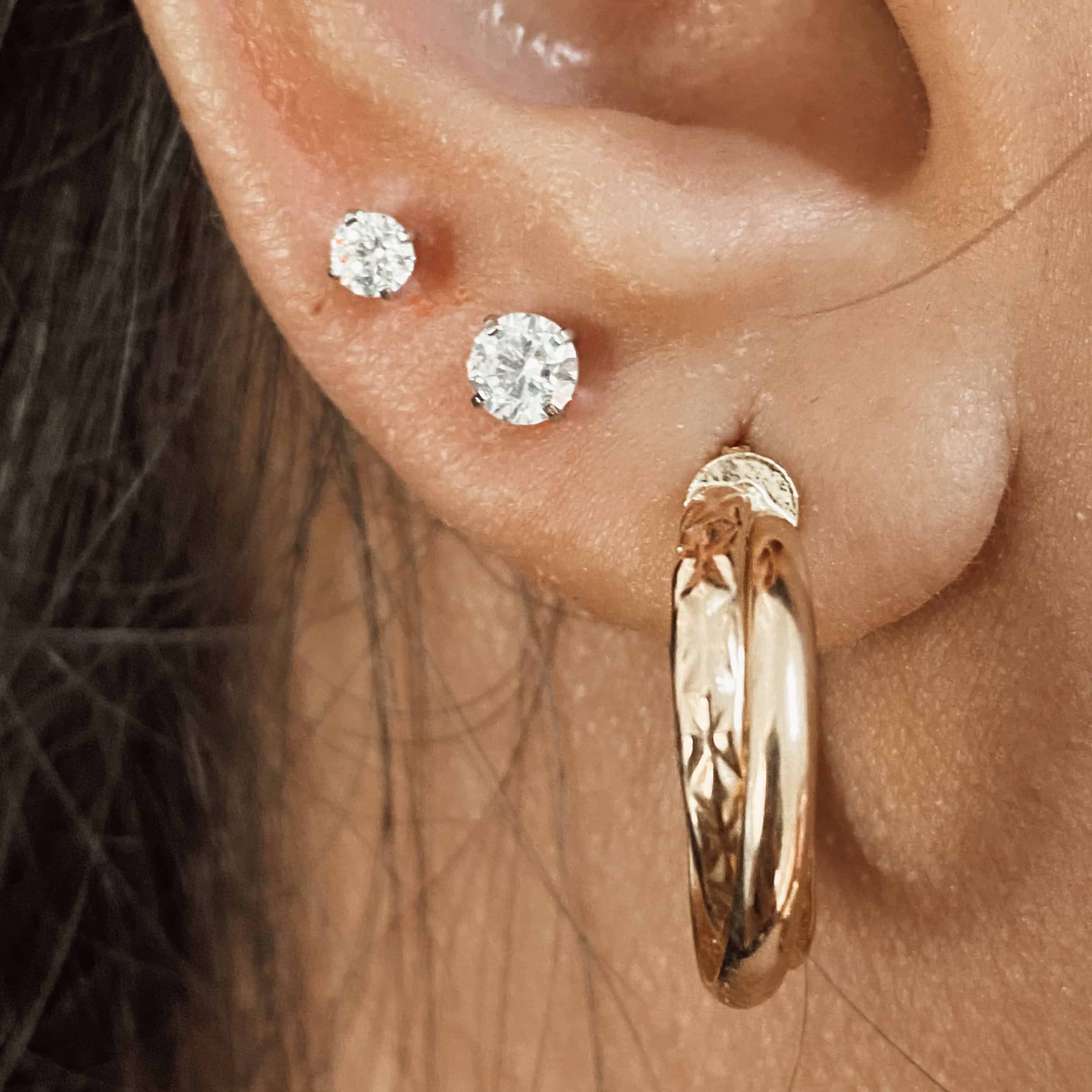 lobe piercing jewelry collection