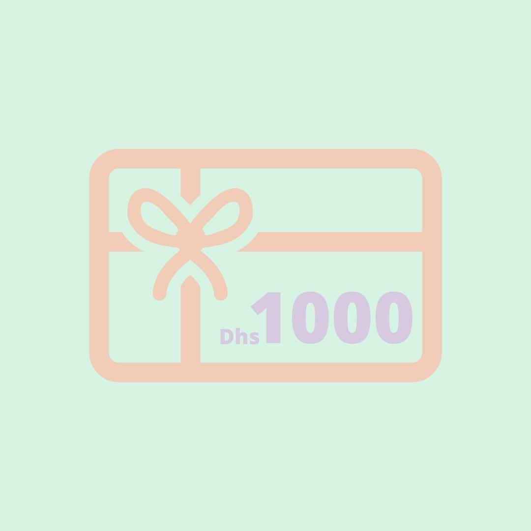 1000 dirham gift card