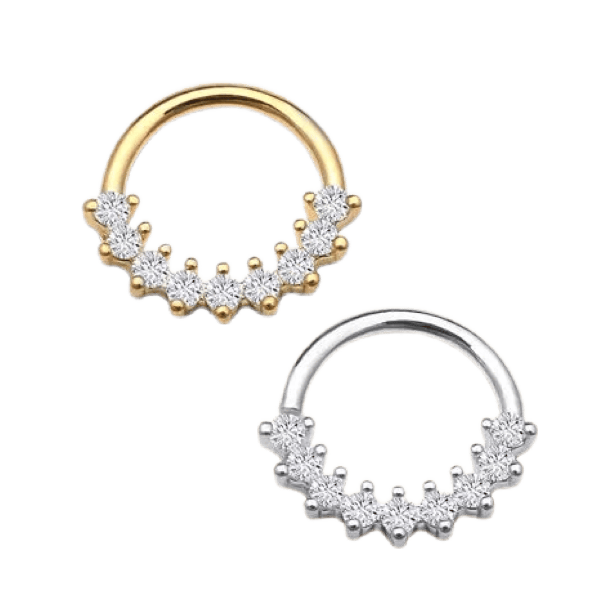 anastasia seamless hoop piercing jewelry