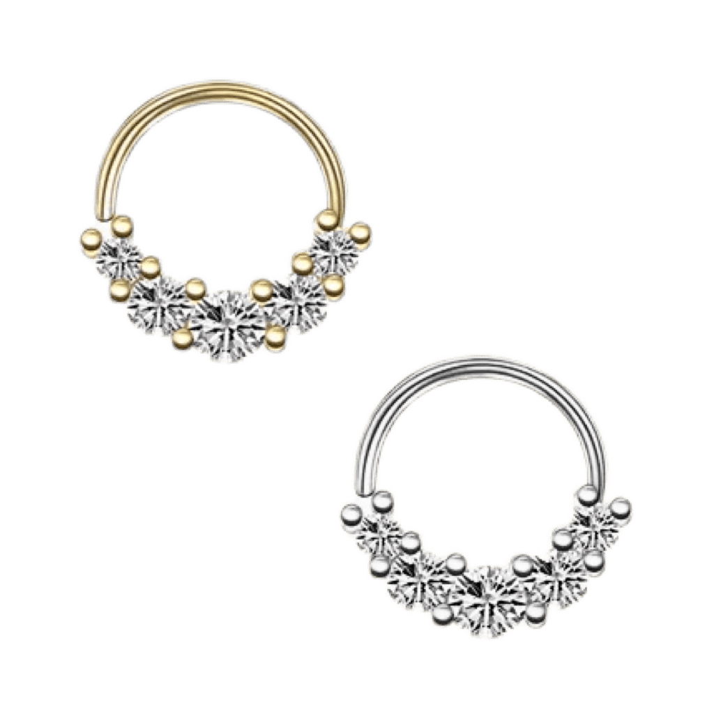 annabelle stainless steel seamless hoop jewelry