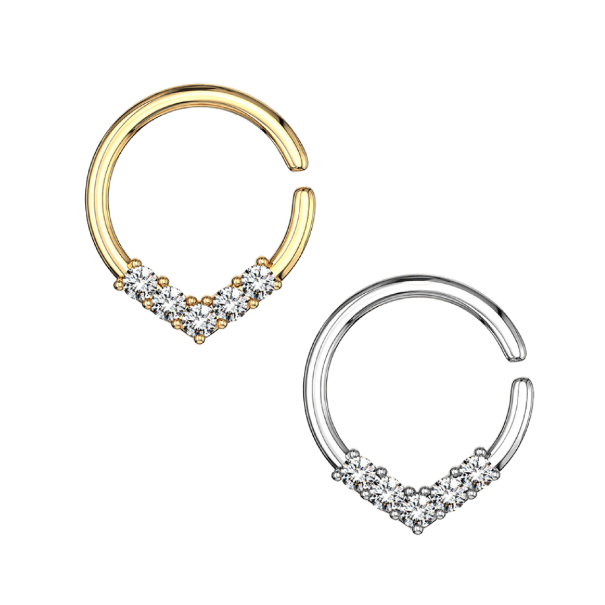 asma stainless steel jewelry seamless hoop