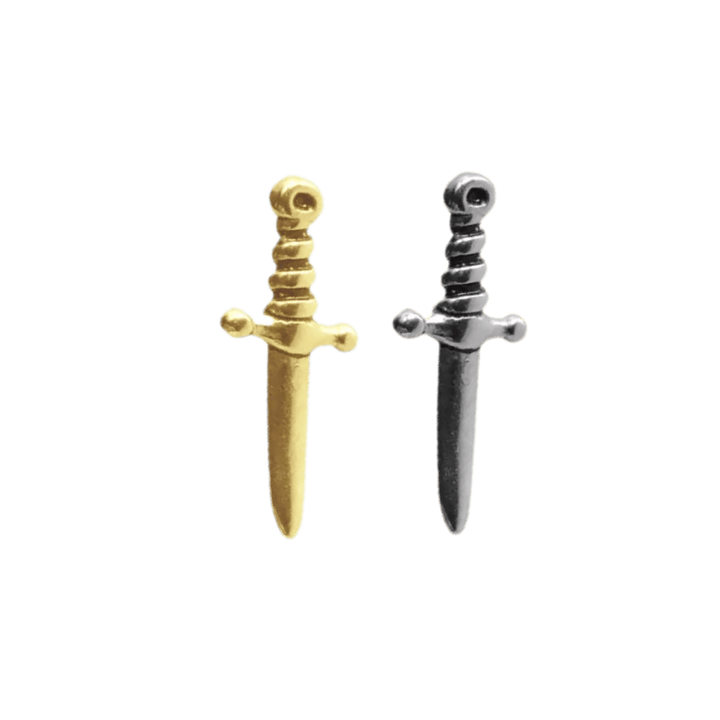 stainless steel dagger barbell for ear piercing
