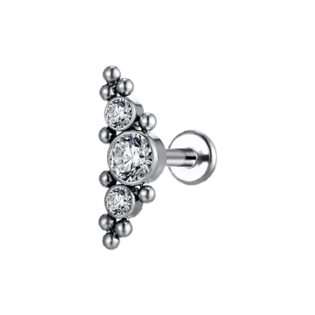 kashvi labret ear piercing jewelry stainless steel