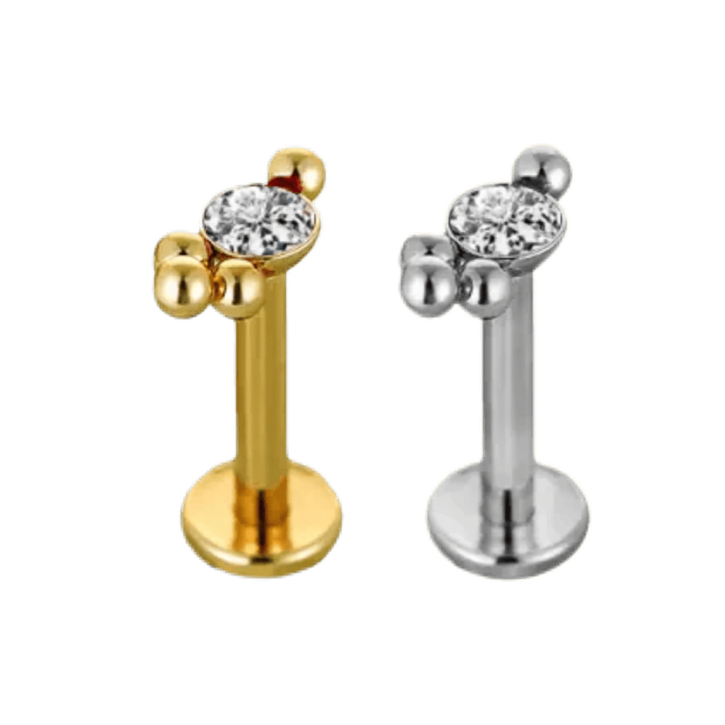krisha labret stainless steel ear piercing jewelry