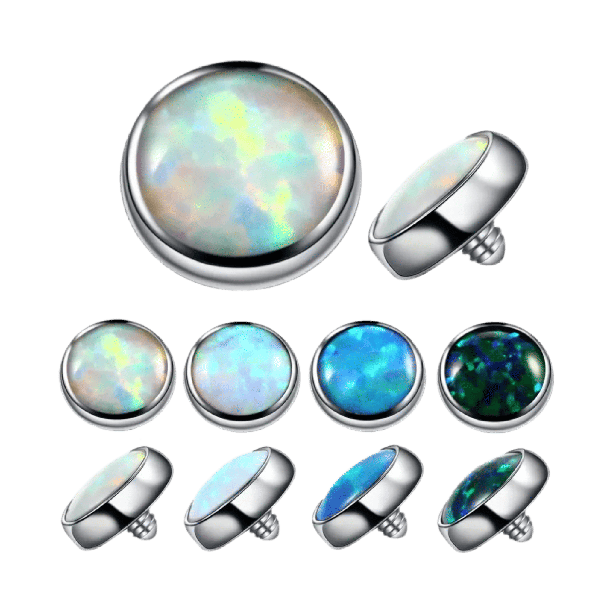 opal dermal anchor top jewelry