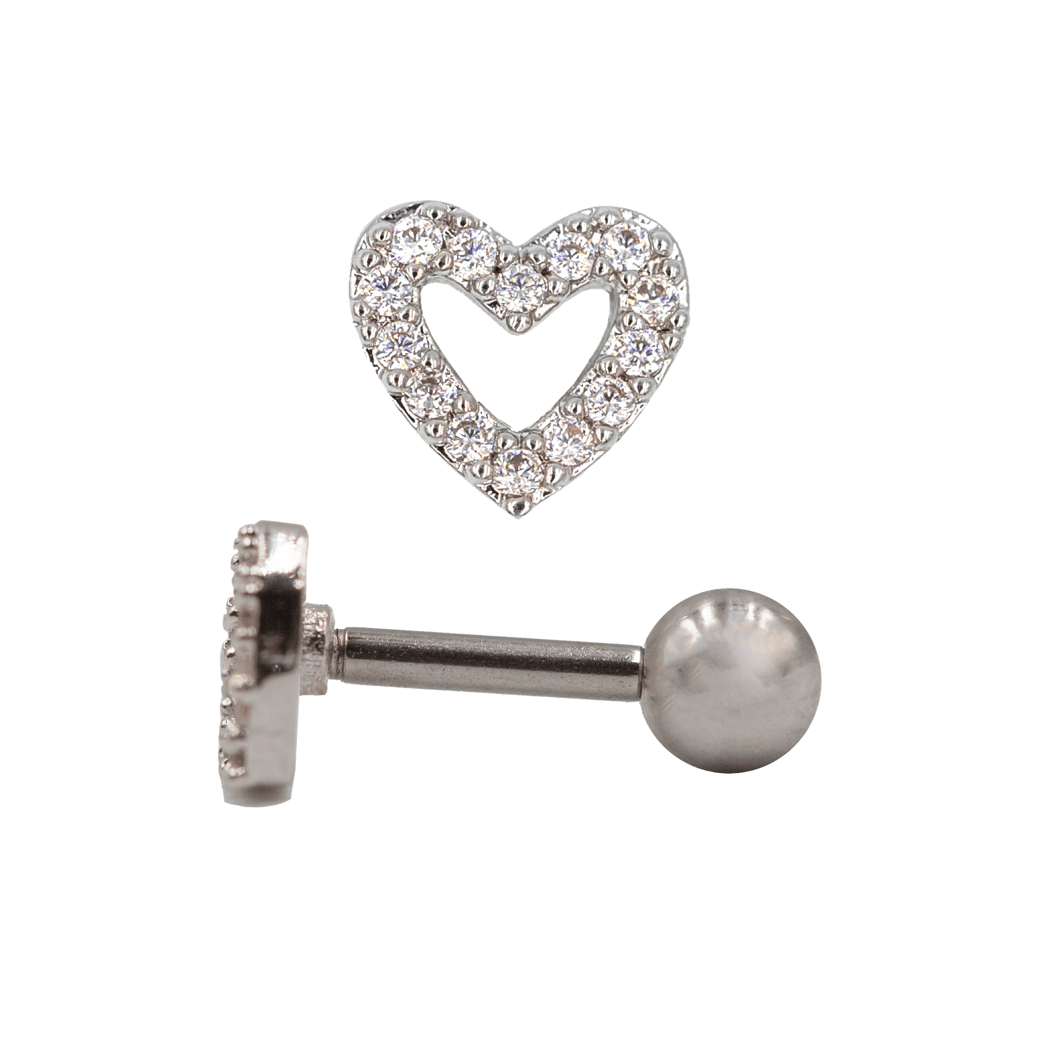 Paved Heart Barbell