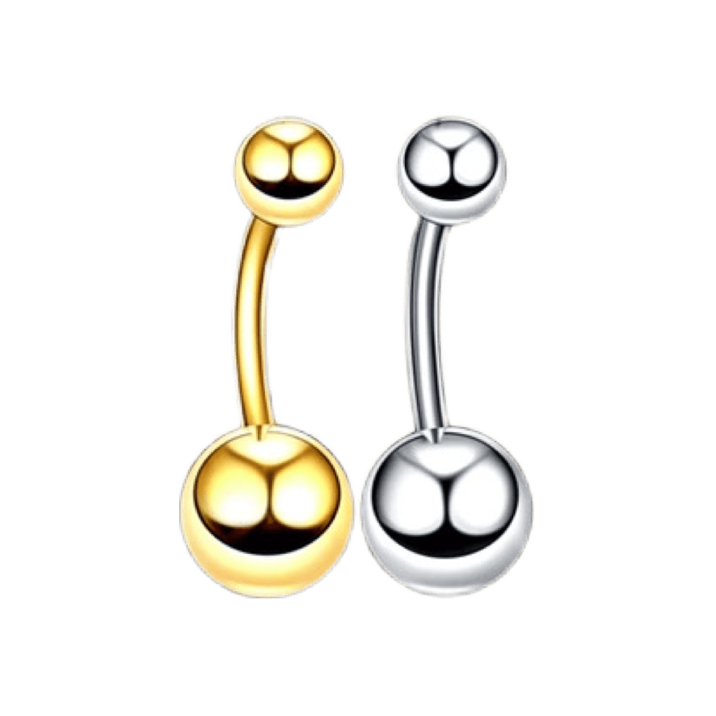 plain ball barbell belly piercing jewelry stainless steel