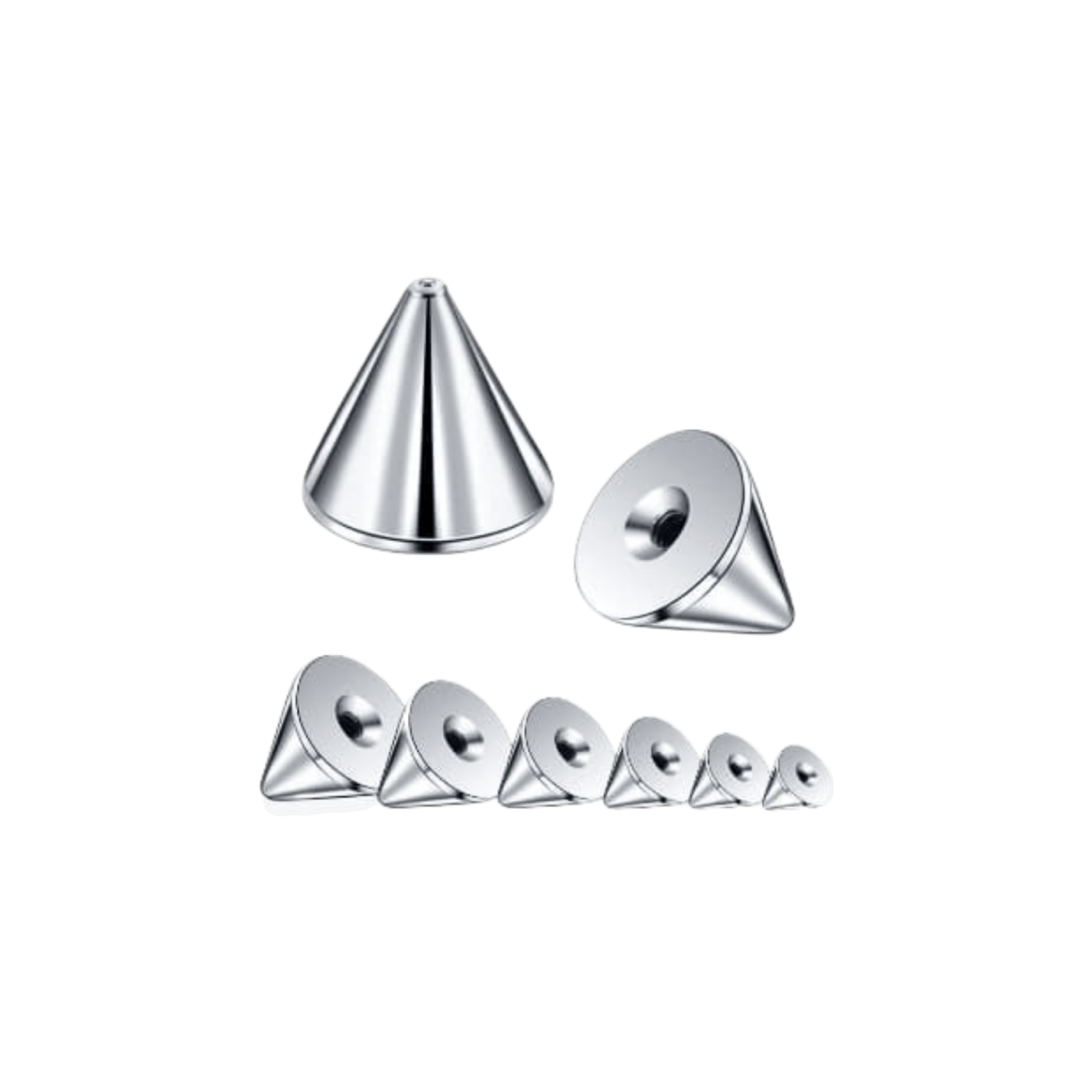 stainless steel spike ends 