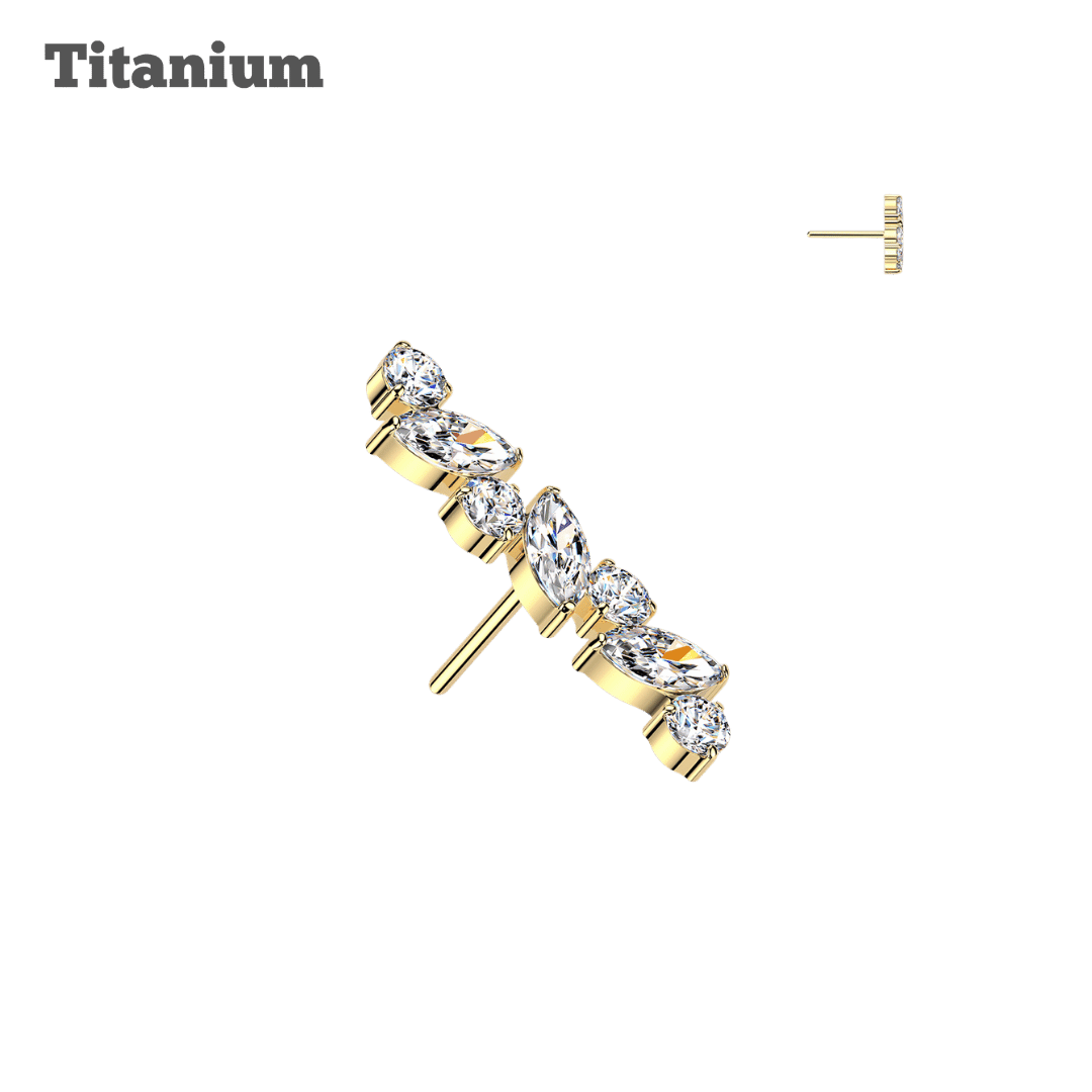 Titanium Lyra Threadless Top