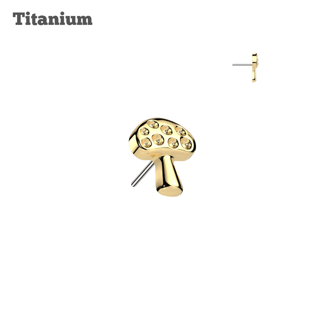 Titanium Mushie Threadless Top