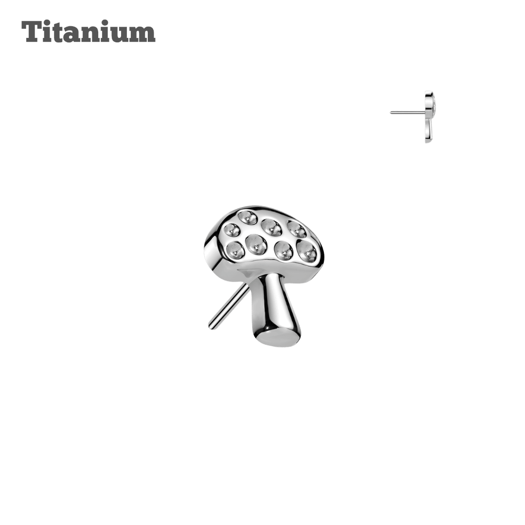 Titanium Mushie Threadless Top