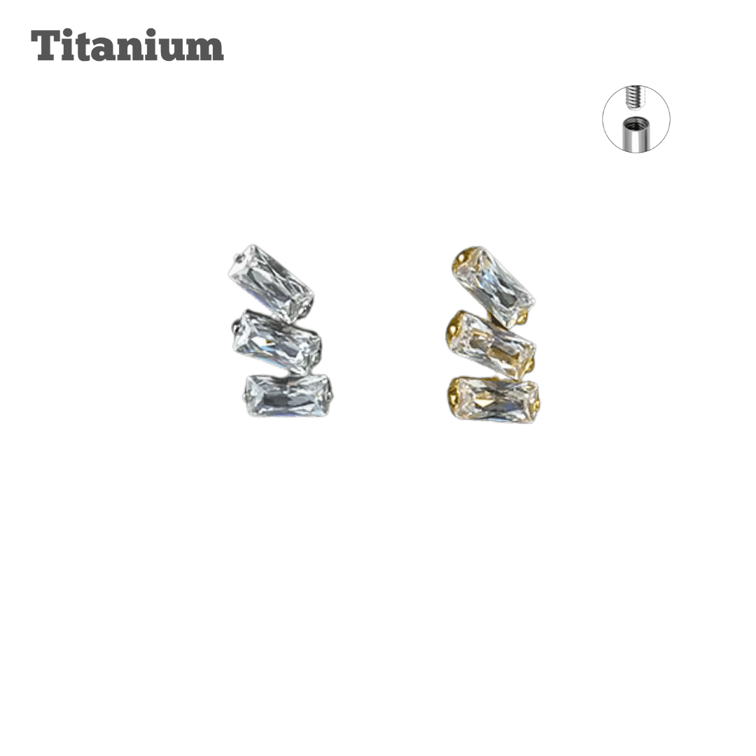 Titanium Zara Threaded Labret