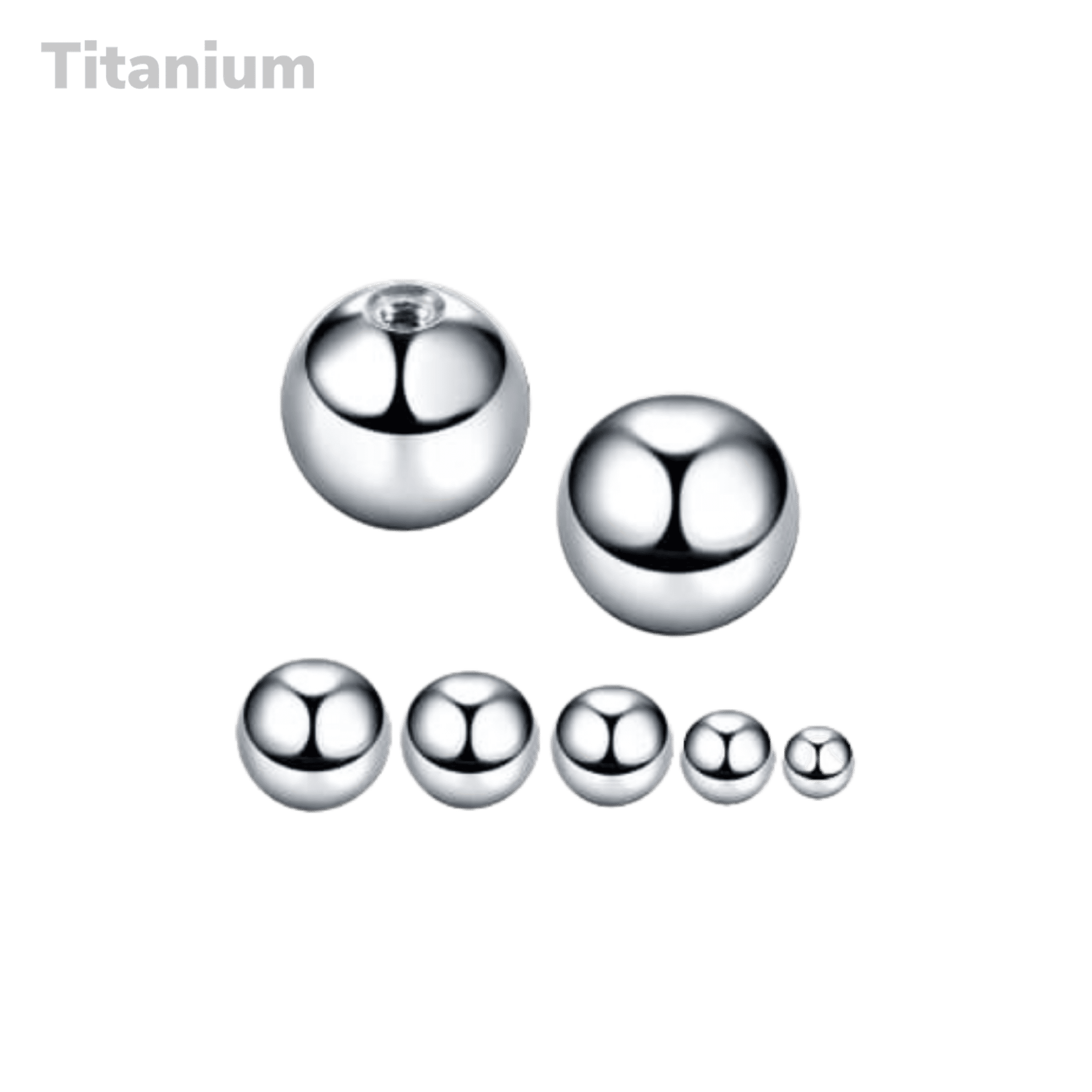 titanium ball ends earring spare parts