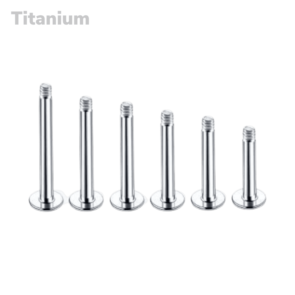 Titanium Externally Threaded Labret