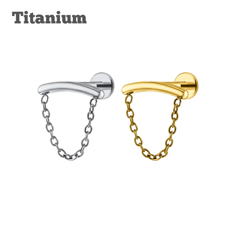 Titanium Floating Chain Labret – DAUPHYNE