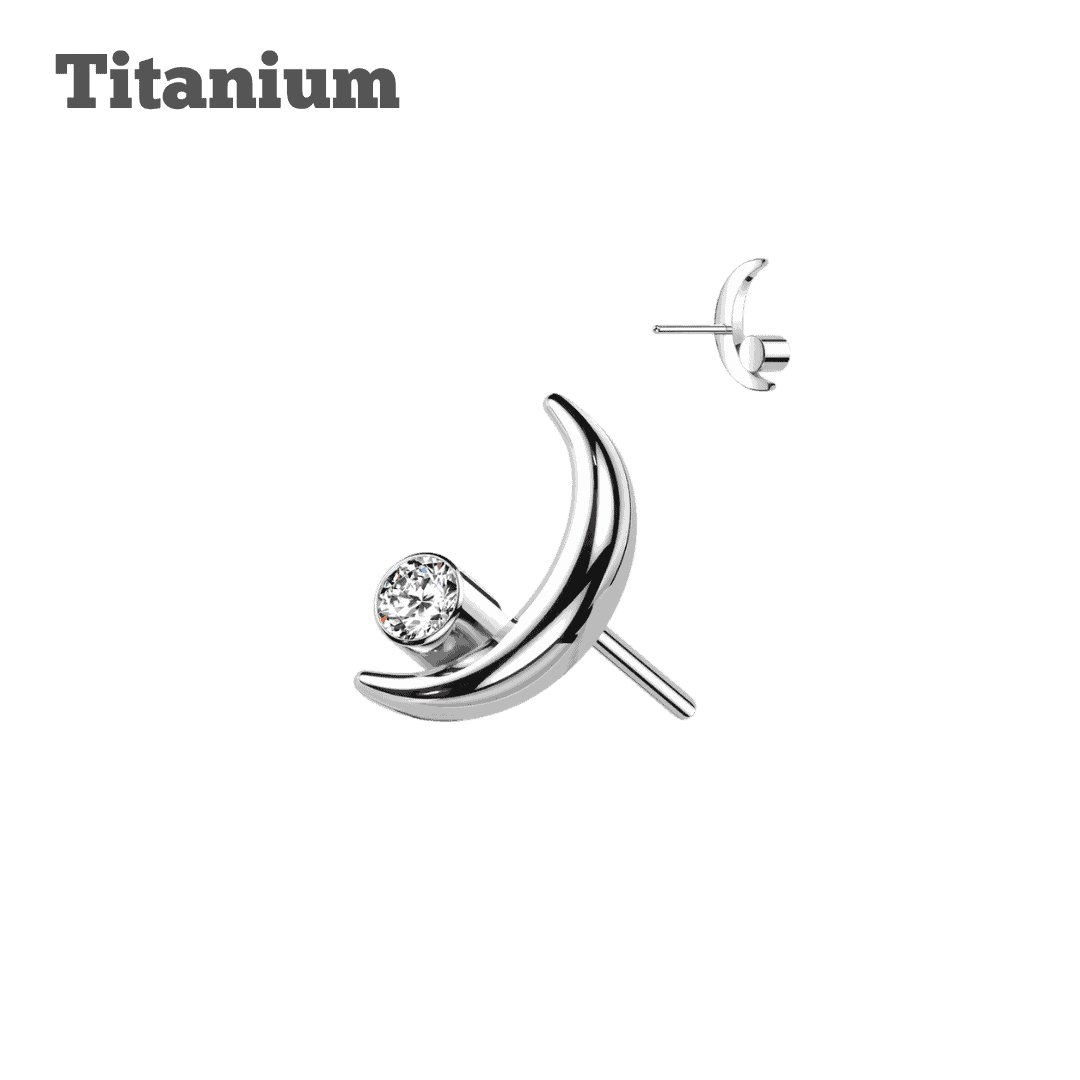 titanium moonlight threadless top steel color