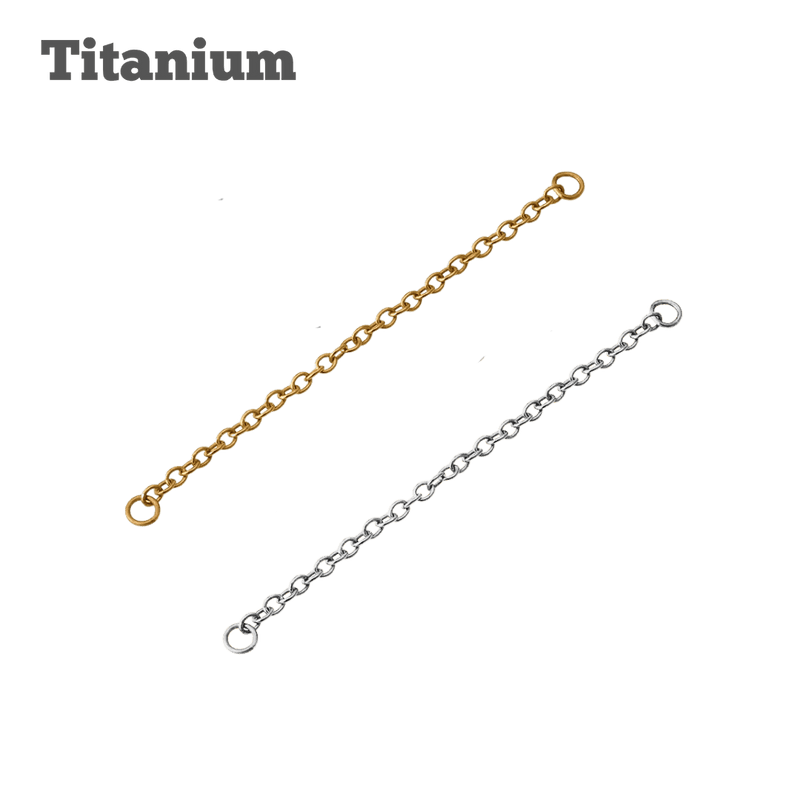 Titanium Plain Single Chain