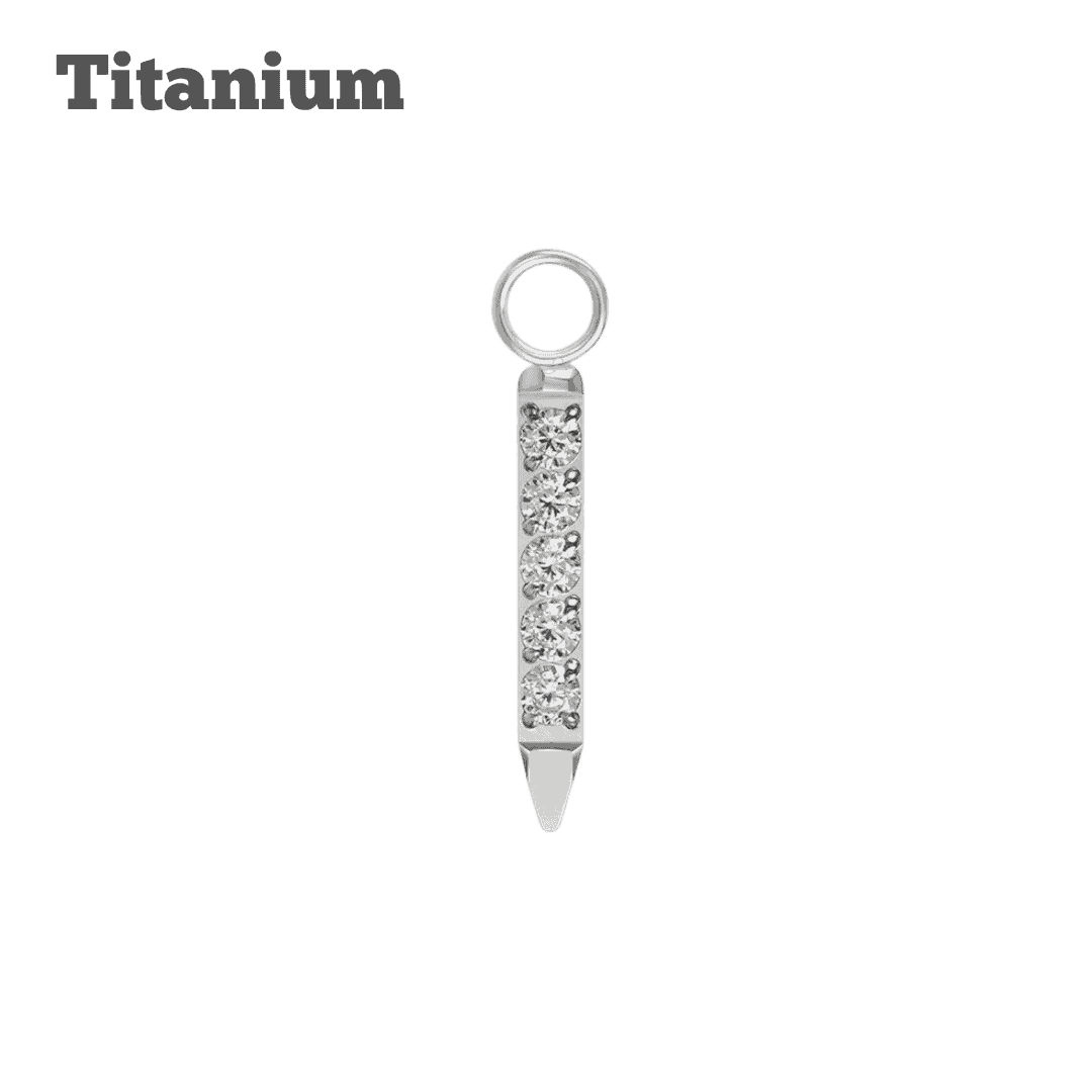 Titanium Spike Peg Charm