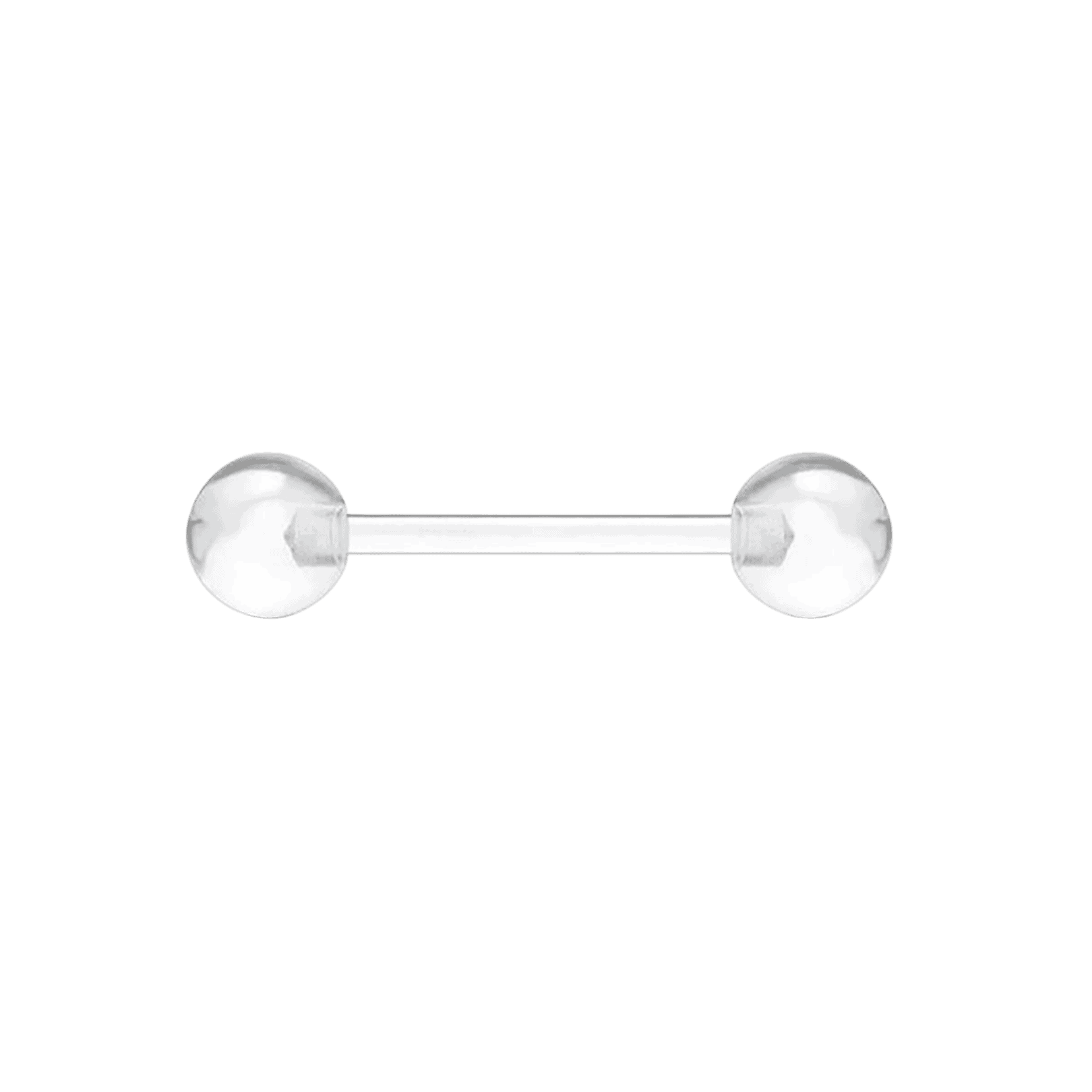 tongue and nipple piercing jewelry silicon plastic barbell